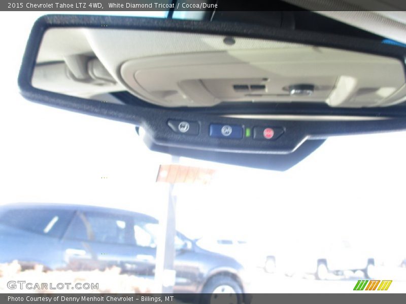 White Diamond Tricoat / Cocoa/Dune 2015 Chevrolet Tahoe LTZ 4WD