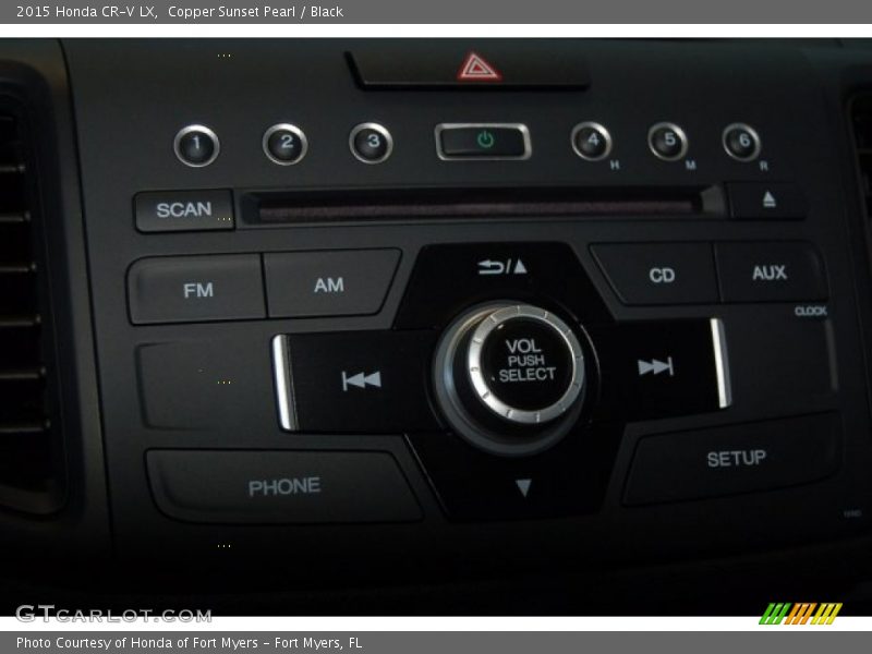 Copper Sunset Pearl / Black 2015 Honda CR-V LX