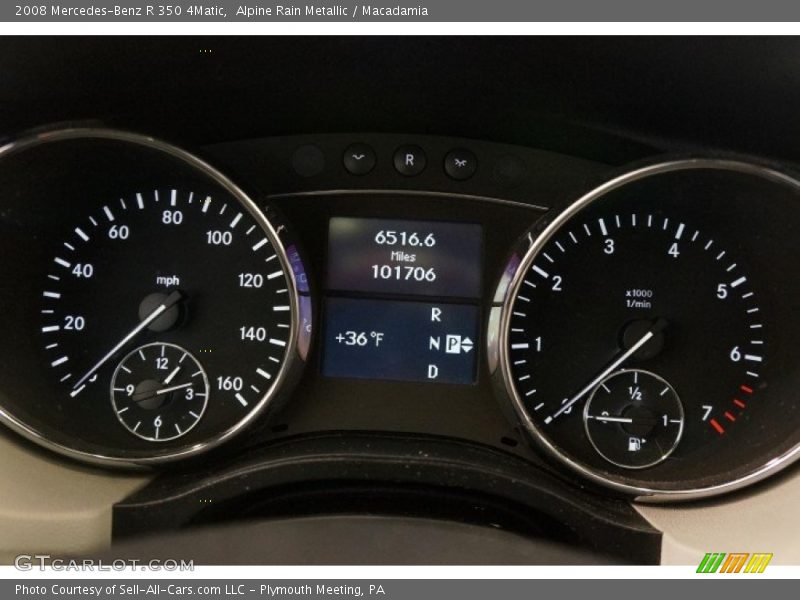 Alpine Rain Metallic / Macadamia 2008 Mercedes-Benz R 350 4Matic