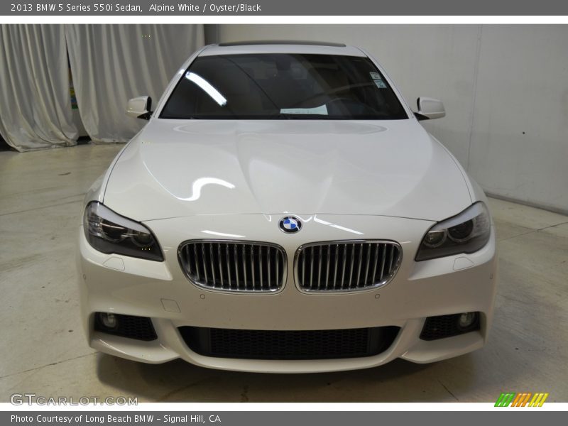 Alpine White / Oyster/Black 2013 BMW 5 Series 550i Sedan