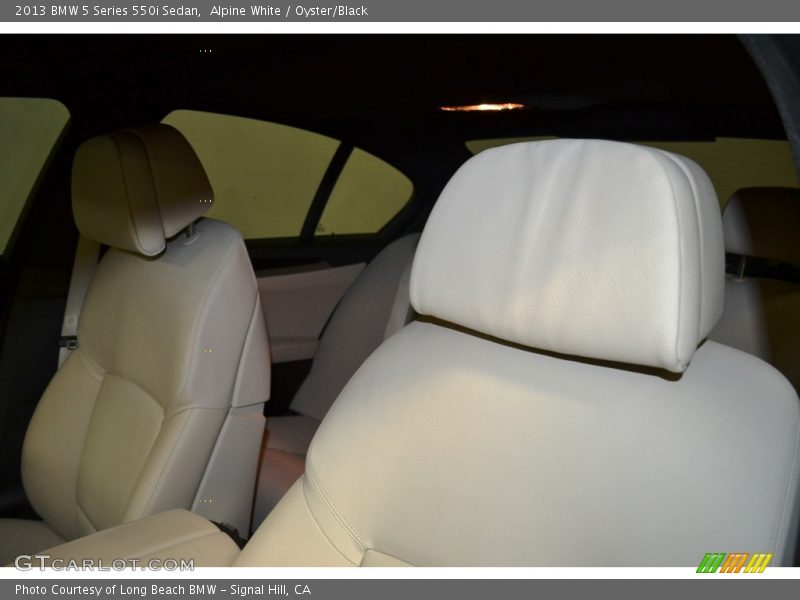 Alpine White / Oyster/Black 2013 BMW 5 Series 550i Sedan