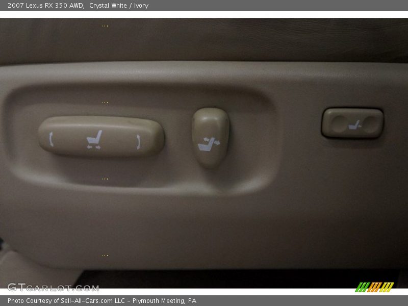 Crystal White / Ivory 2007 Lexus RX 350 AWD