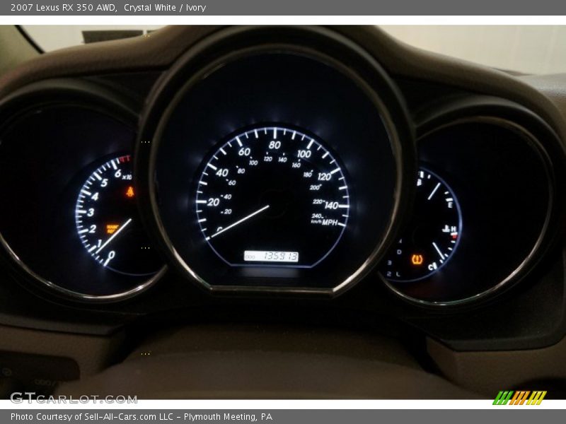Crystal White / Ivory 2007 Lexus RX 350 AWD