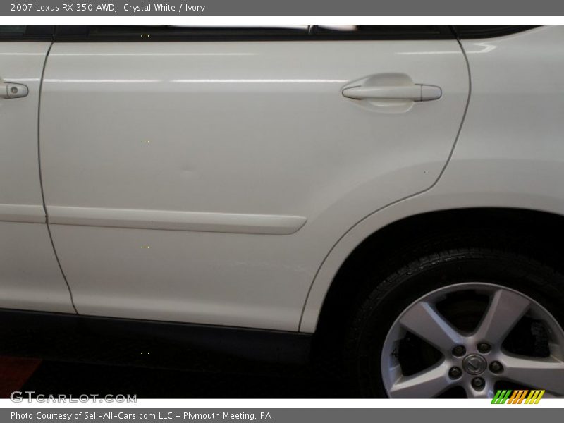 Crystal White / Ivory 2007 Lexus RX 350 AWD