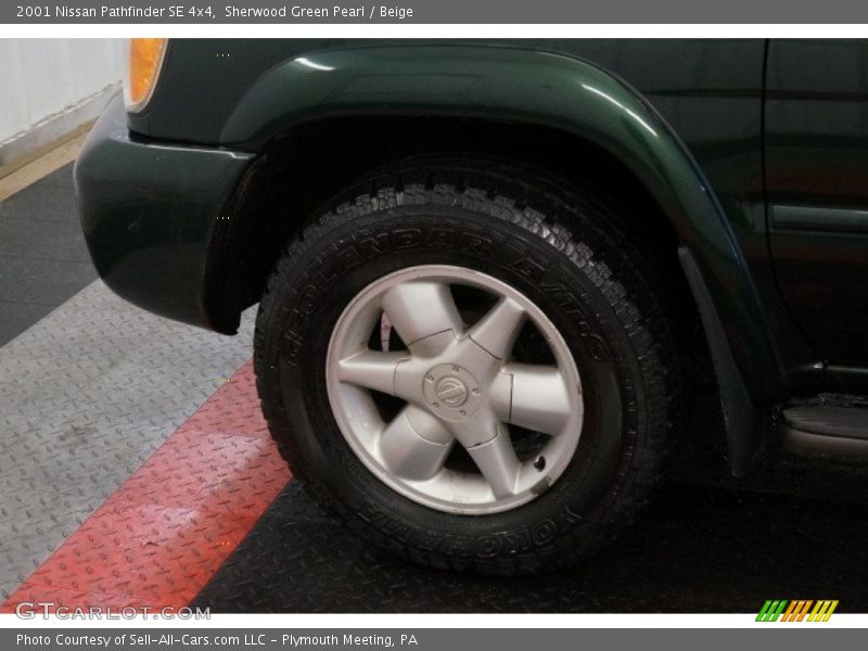 Sherwood Green Pearl / Beige 2001 Nissan Pathfinder SE 4x4