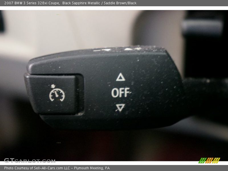 Black Sapphire Metallic / Saddle Brown/Black 2007 BMW 3 Series 328xi Coupe