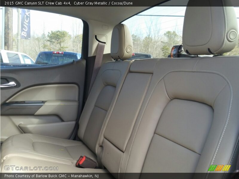 Cyber Gray Metallic / Cocoa/Dune 2015 GMC Canyon SLT Crew Cab 4x4