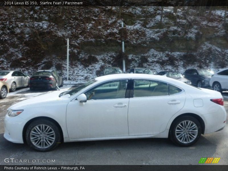 Starfire Pearl / Parchment 2014 Lexus ES 350