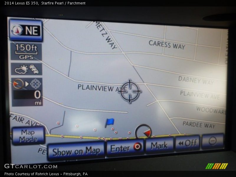 Starfire Pearl / Parchment 2014 Lexus ES 350