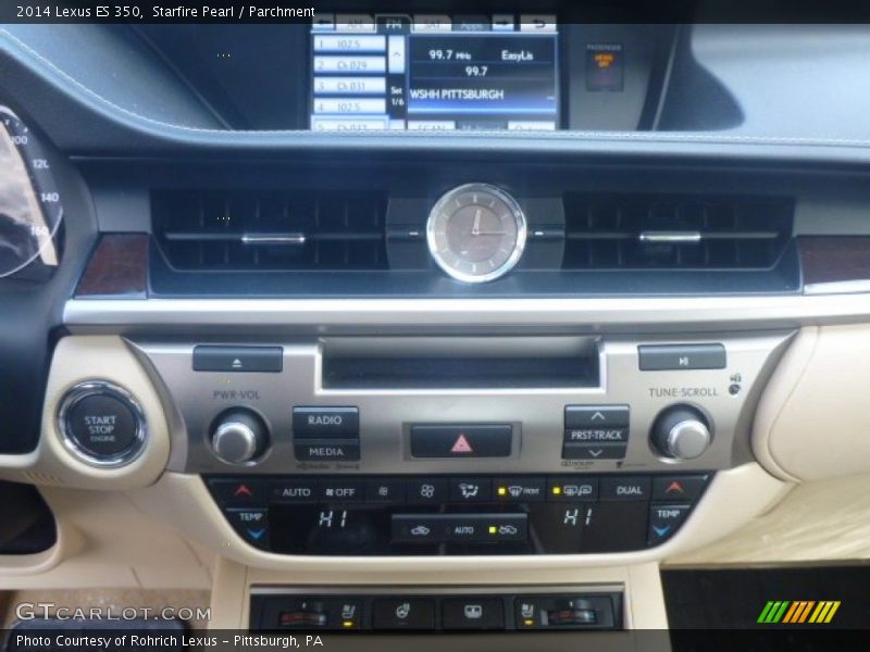 Starfire Pearl / Parchment 2014 Lexus ES 350