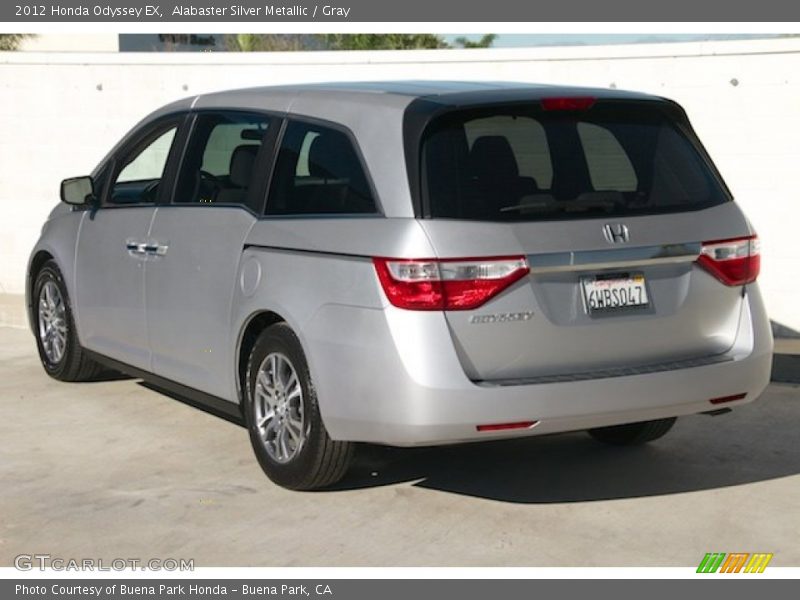 Alabaster Silver Metallic / Gray 2012 Honda Odyssey EX