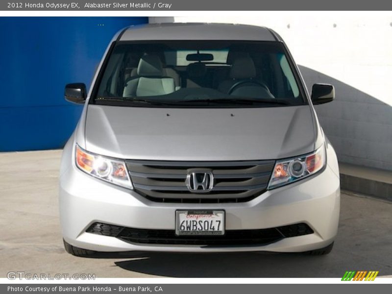 Alabaster Silver Metallic / Gray 2012 Honda Odyssey EX