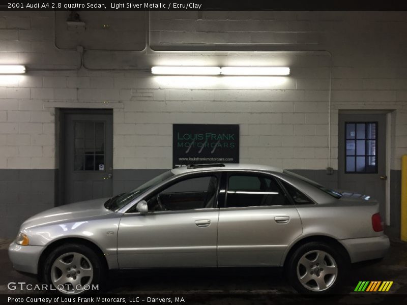 Light Silver Metallic / Ecru/Clay 2001 Audi A4 2.8 quattro Sedan