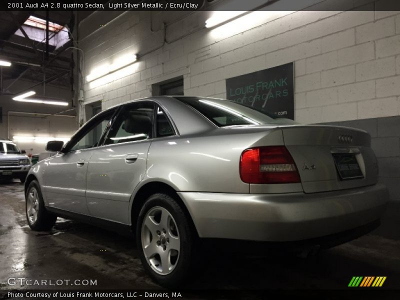 Light Silver Metallic / Ecru/Clay 2001 Audi A4 2.8 quattro Sedan