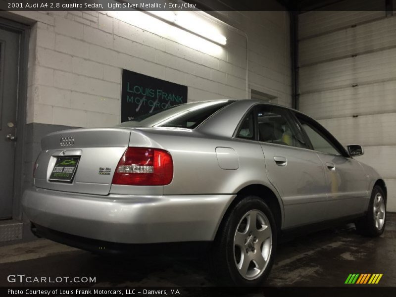 Light Silver Metallic / Ecru/Clay 2001 Audi A4 2.8 quattro Sedan