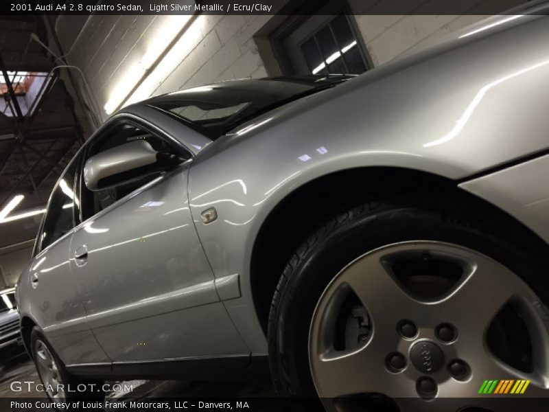 Light Silver Metallic / Ecru/Clay 2001 Audi A4 2.8 quattro Sedan
