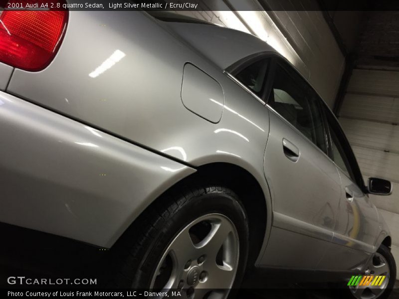 Light Silver Metallic / Ecru/Clay 2001 Audi A4 2.8 quattro Sedan