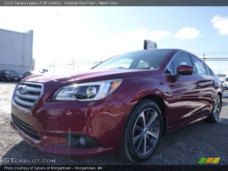 Venetian Red Pearl / Warm Ivory 2015 Subaru Legacy 3.6R Limited
