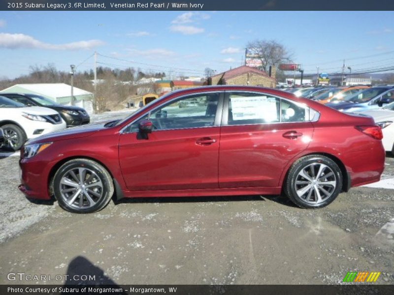 Venetian Red Pearl / Warm Ivory 2015 Subaru Legacy 3.6R Limited