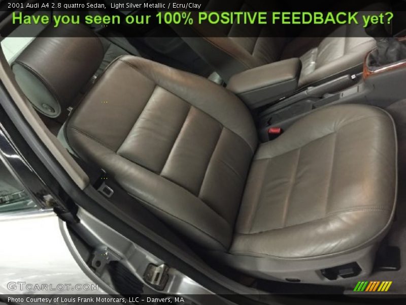 Light Silver Metallic / Ecru/Clay 2001 Audi A4 2.8 quattro Sedan