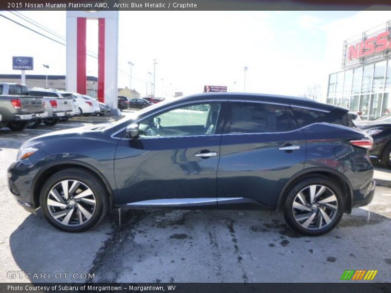 Arctic Blue Metallic / Graphite 2015 Nissan Murano Platinum AWD