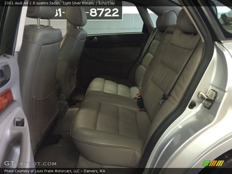 Light Silver Metallic / Ecru/Clay 2001 Audi A4 2.8 quattro Sedan