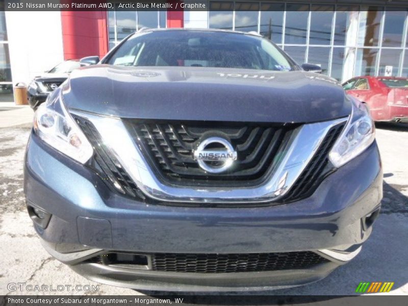 Arctic Blue Metallic / Graphite 2015 Nissan Murano Platinum AWD