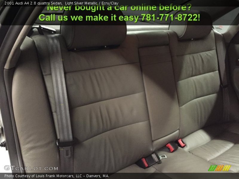 Light Silver Metallic / Ecru/Clay 2001 Audi A4 2.8 quattro Sedan