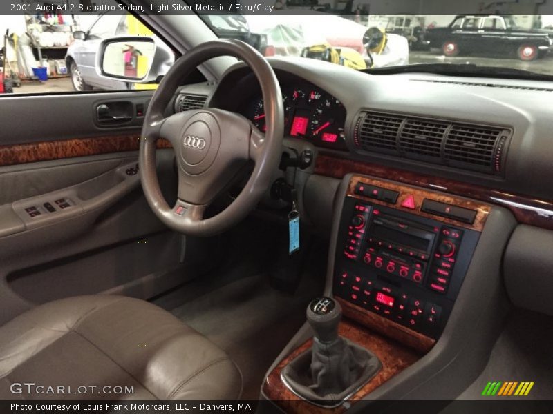Light Silver Metallic / Ecru/Clay 2001 Audi A4 2.8 quattro Sedan