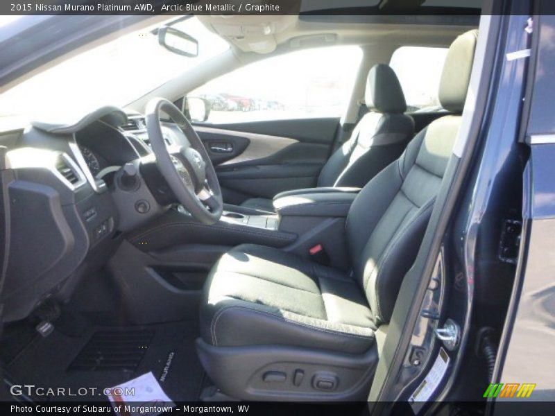 Front Seat of 2015 Murano Platinum AWD