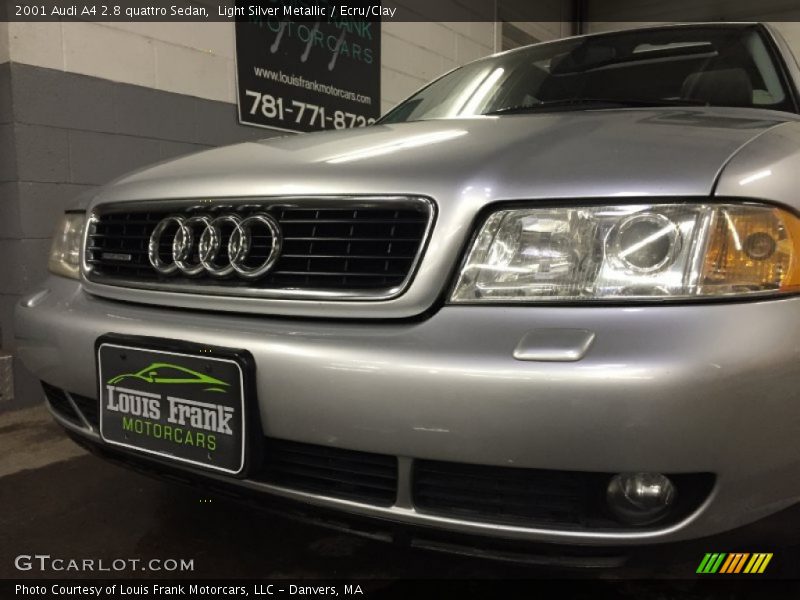 Light Silver Metallic / Ecru/Clay 2001 Audi A4 2.8 quattro Sedan