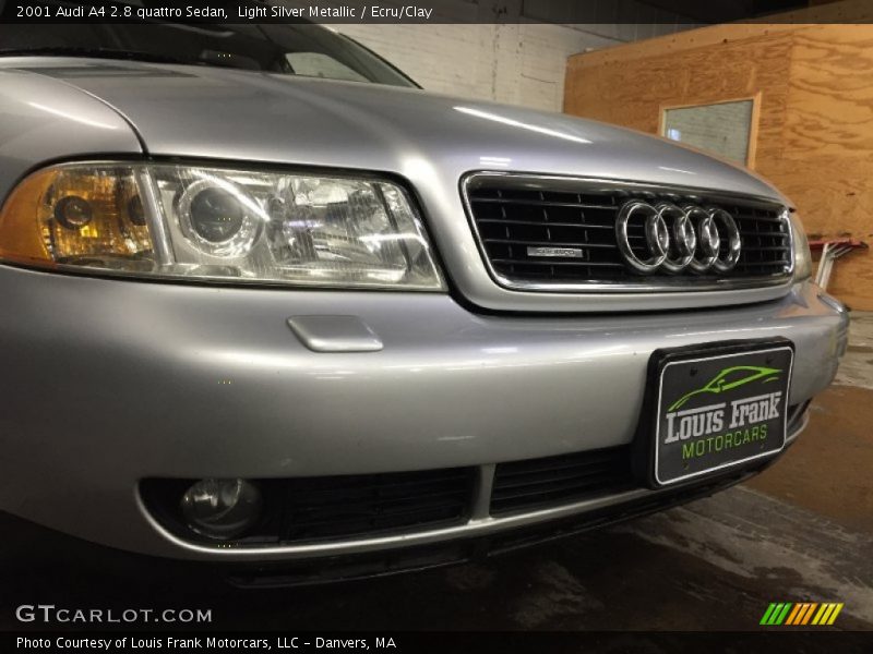 Light Silver Metallic / Ecru/Clay 2001 Audi A4 2.8 quattro Sedan
