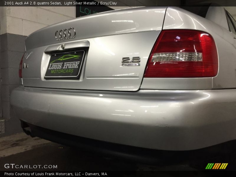 Light Silver Metallic / Ecru/Clay 2001 Audi A4 2.8 quattro Sedan