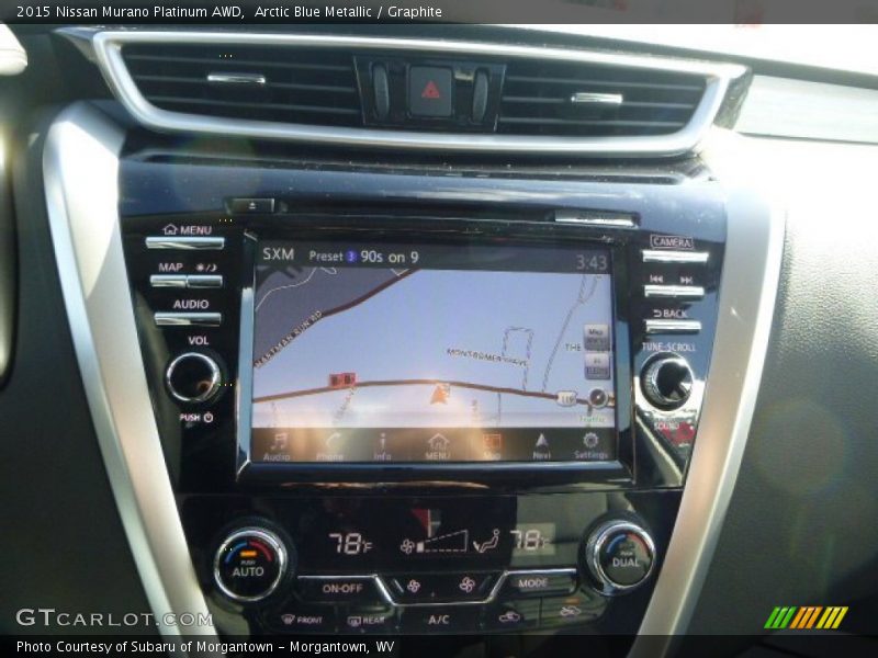 Controls of 2015 Murano Platinum AWD