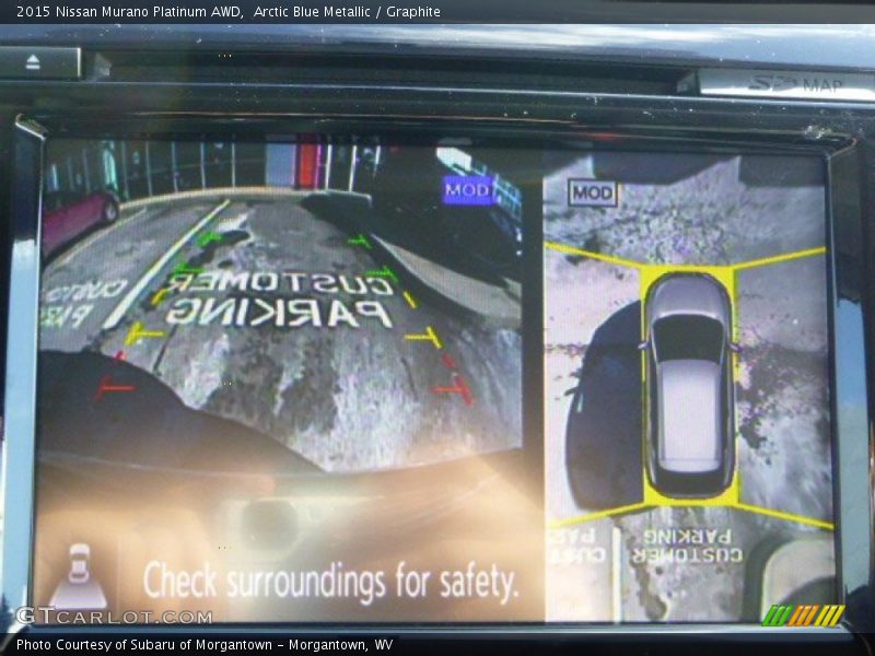 Arctic Blue Metallic / Graphite 2015 Nissan Murano Platinum AWD