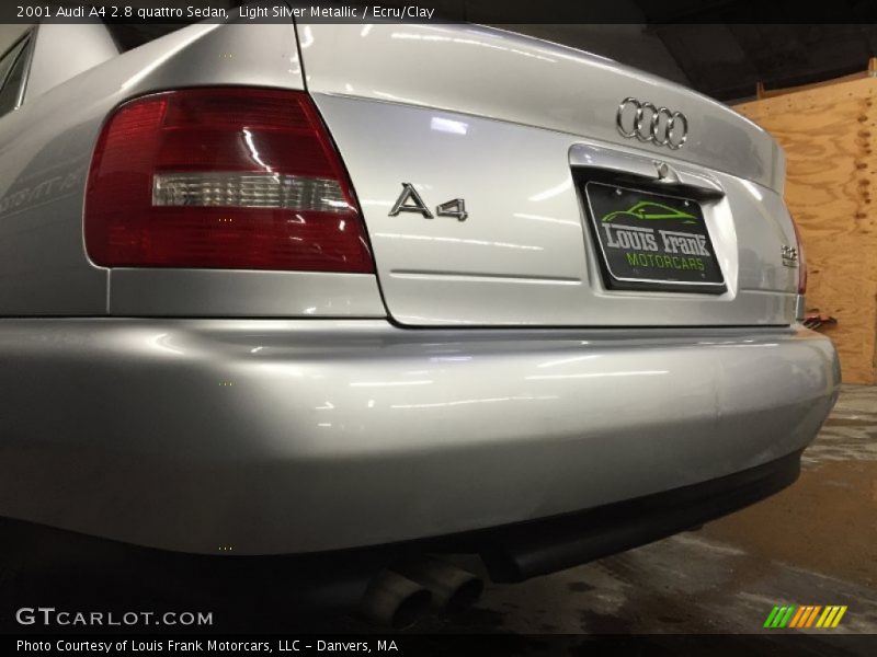 Light Silver Metallic / Ecru/Clay 2001 Audi A4 2.8 quattro Sedan