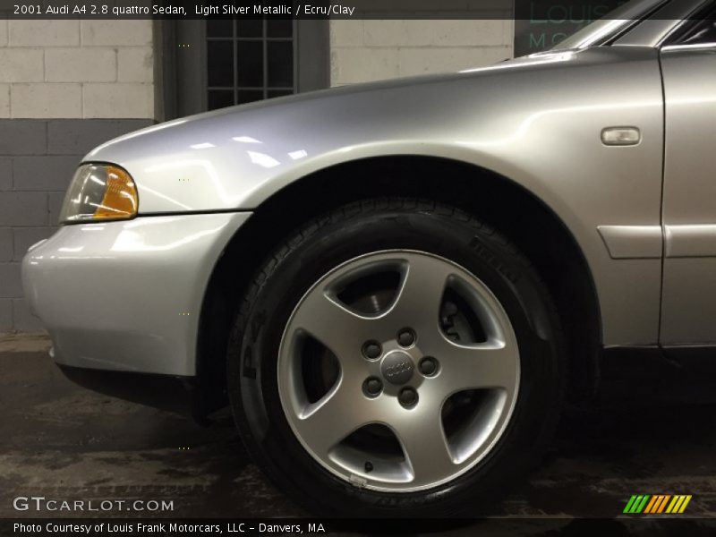 Light Silver Metallic / Ecru/Clay 2001 Audi A4 2.8 quattro Sedan