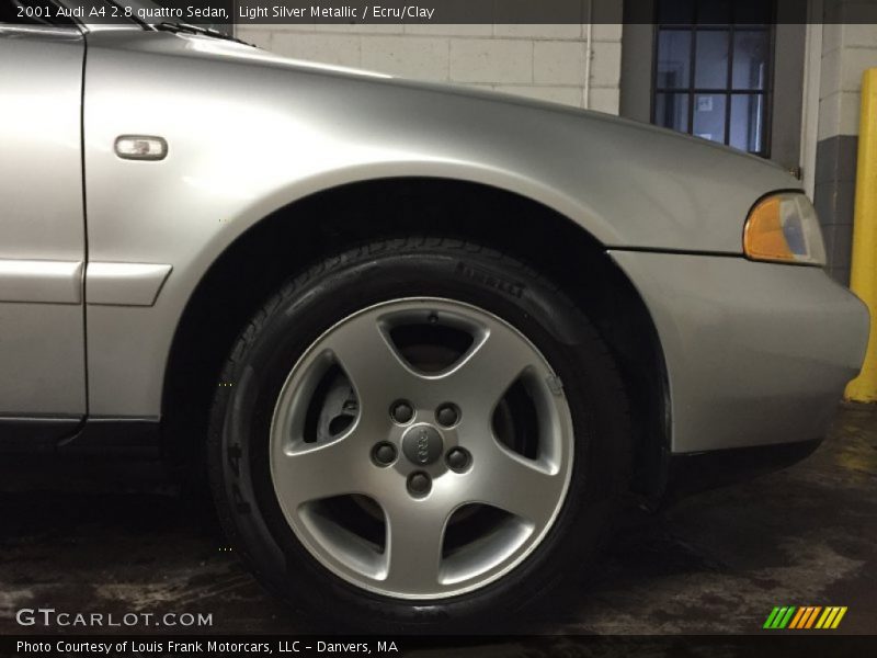 Light Silver Metallic / Ecru/Clay 2001 Audi A4 2.8 quattro Sedan