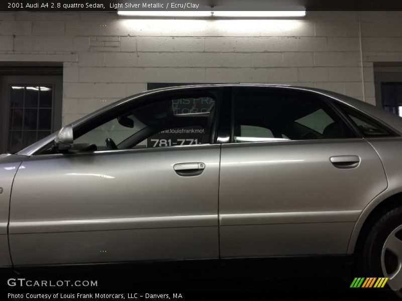 Light Silver Metallic / Ecru/Clay 2001 Audi A4 2.8 quattro Sedan