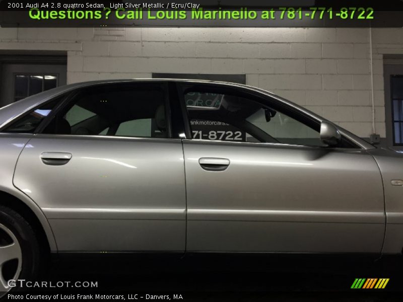 Light Silver Metallic / Ecru/Clay 2001 Audi A4 2.8 quattro Sedan