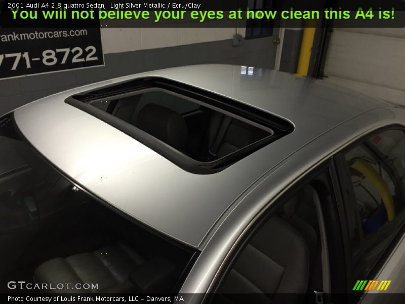 Light Silver Metallic / Ecru/Clay 2001 Audi A4 2.8 quattro Sedan