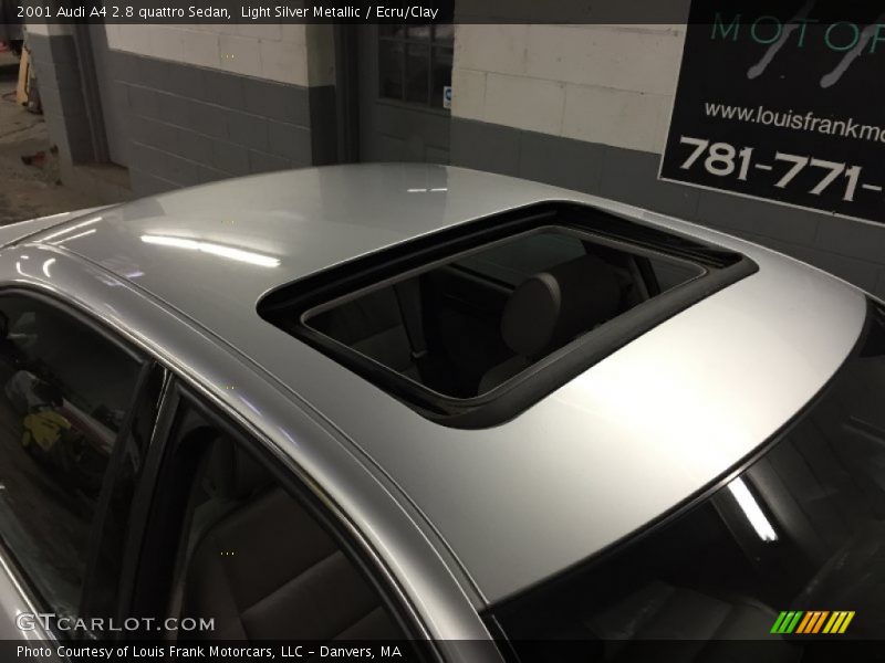 Light Silver Metallic / Ecru/Clay 2001 Audi A4 2.8 quattro Sedan