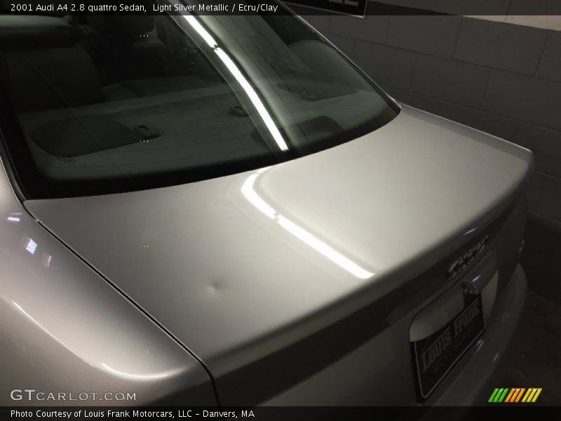 Light Silver Metallic / Ecru/Clay 2001 Audi A4 2.8 quattro Sedan