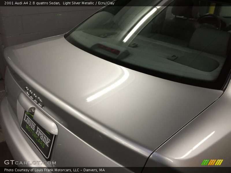 Light Silver Metallic / Ecru/Clay 2001 Audi A4 2.8 quattro Sedan