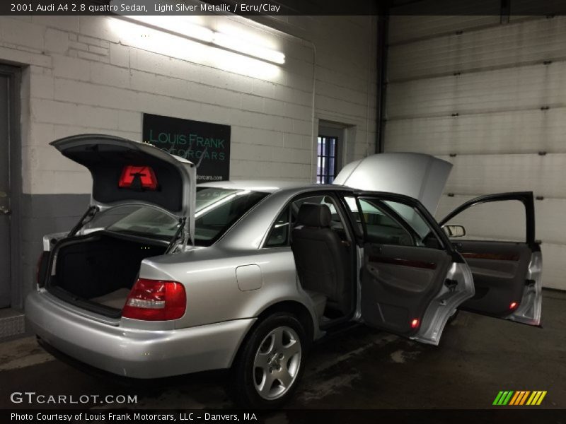 Light Silver Metallic / Ecru/Clay 2001 Audi A4 2.8 quattro Sedan