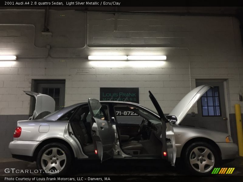 Light Silver Metallic / Ecru/Clay 2001 Audi A4 2.8 quattro Sedan