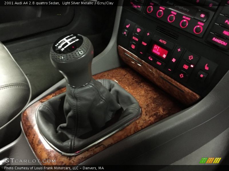 Light Silver Metallic / Ecru/Clay 2001 Audi A4 2.8 quattro Sedan