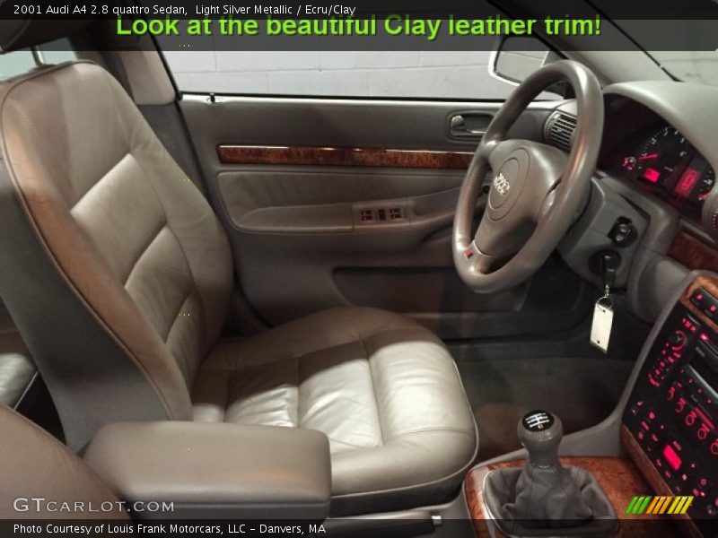 Light Silver Metallic / Ecru/Clay 2001 Audi A4 2.8 quattro Sedan