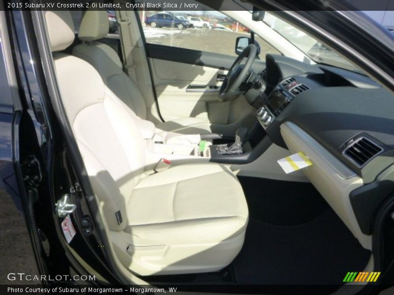 Crystal Black Silica / Ivory 2015 Subaru XV Crosstrek 2.0i Limited