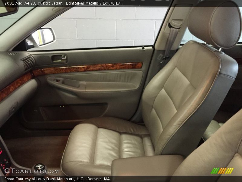 Light Silver Metallic / Ecru/Clay 2001 Audi A4 2.8 quattro Sedan